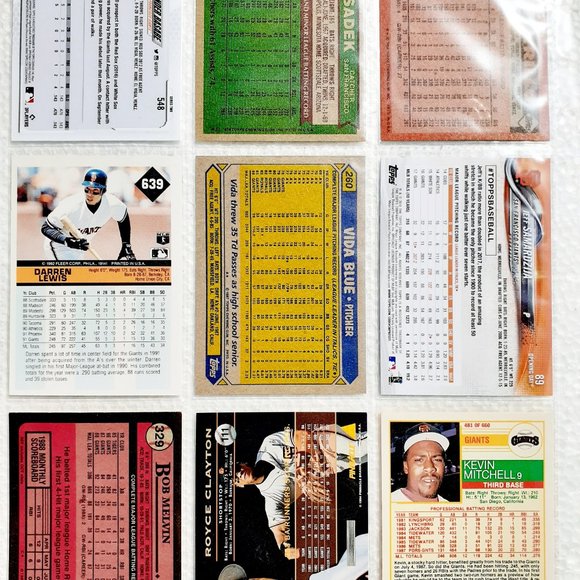 San Francisco Giants 46 Card Lot - BSBL [24_5] - Picture 9 of 13